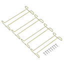 uxcell ワイングラスホルダー ステンレススチール ワイングラスラ ック バー コーヒー レストラン キッチン 様々なタイプのワイングラス用 260 mm ...
