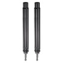 uxcell 超ロング中空ソケット 14 mm x 200 mm ディープウェルインパクトナットドライバー 6.35 mm クイック交換 六角シャンクパワードリ...