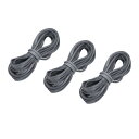 uxcell レザーコード 5 M 2.6 mm フラット スエード ストリングストリップ 財布 ハンドバッグ 靴ひも DIY工芸品 ブレスレット作り用 グレー...