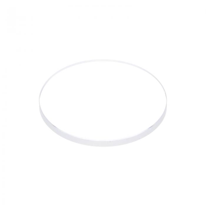 uxcell 時計クリアクリスタルレンズガラス　24mm直径　1.5mm厚さ　ラウンドフラット　ミネラル高透過率　時計ガラス交換部品　時計修理用