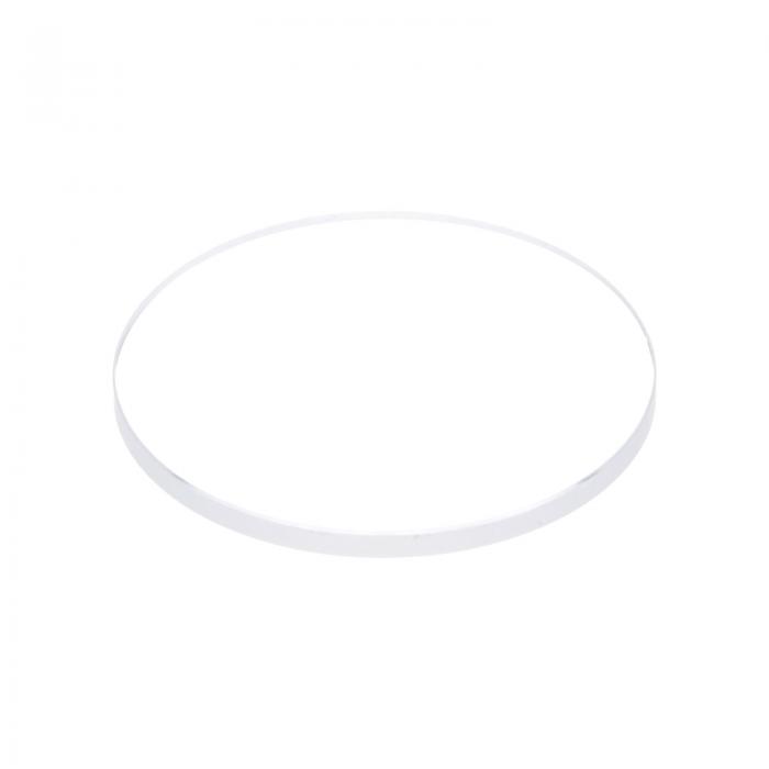 uxcell 時計クリアクリスタルレンズガラス 28mm直径 1.5mm厚さ ラウンドフラット ミネラル高透過率 時計ガラス交換部品 時計修理用