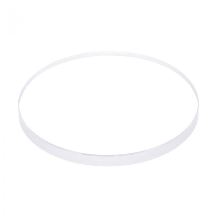 uxcell 時計クリアクリスタルレンズガラス 34mm直径 2.5mm厚さ ラウンドフラット ミネラル高透過率 時計ガラス交換部品 時計修理用