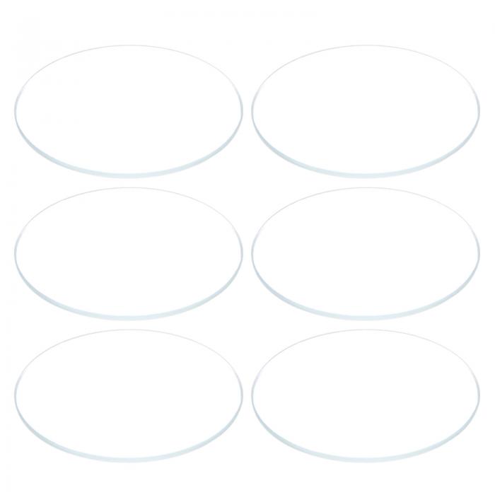 uxcell 時計ガラス水晶レンズ 32.5 mm直径 1.1 mmエッジ厚さ ダブル ドーム ラウンド クリア 時計ガラ..