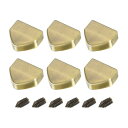 uxcell ジッパーテールクリップ 亜鉛合金 ジッパーバックルテールストッパー エンドチップ 革縫製DIYアクセサリー用 13 mm ブラストーン 6個