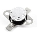 uxcell 温度制御スイッチ コントロール メタル ブラック シルバートーン プラスチック