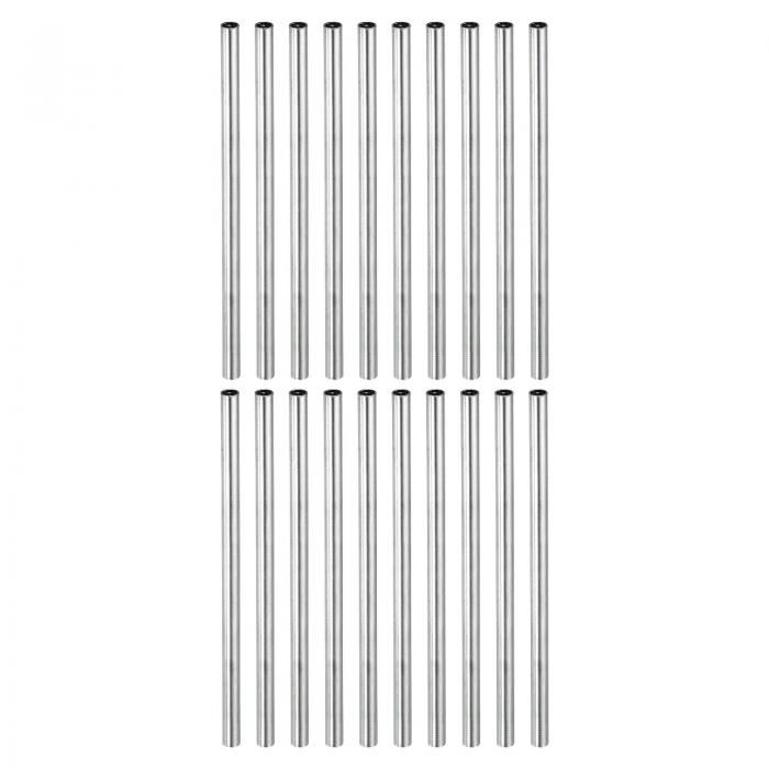 uxcell 円形接続ナット 丸いカップリングナット M4x0.7mm メススレッド 100mmスレッド 円形 スリーブ ..