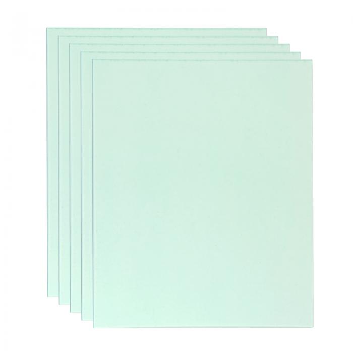 uxcell 溶接ヘルメットアウターカバーレンズ 110x90x1 mm 溶接フィルター保護レンズ交換用 クリア 5個