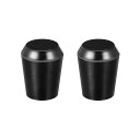 uxcell メスねじハンドノブ M8x25 mm テーパードフェノール インサートマシンハンドル 工具用 機械設備交換部品 2個