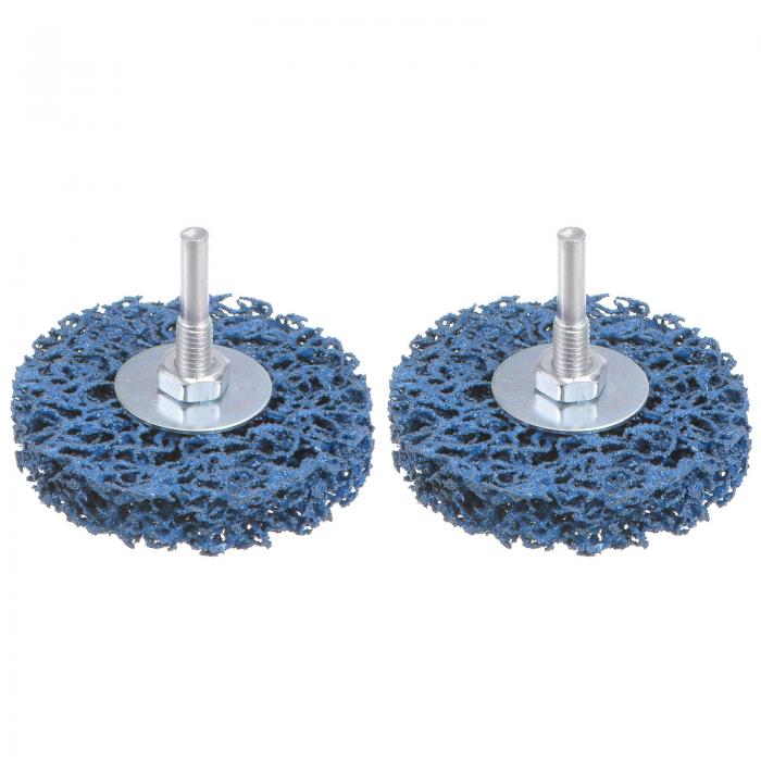 uxcell ストリップホイール ストリッピングホイール 75 x 13 mm 6 mmシャフト付き アングルグラインダ..