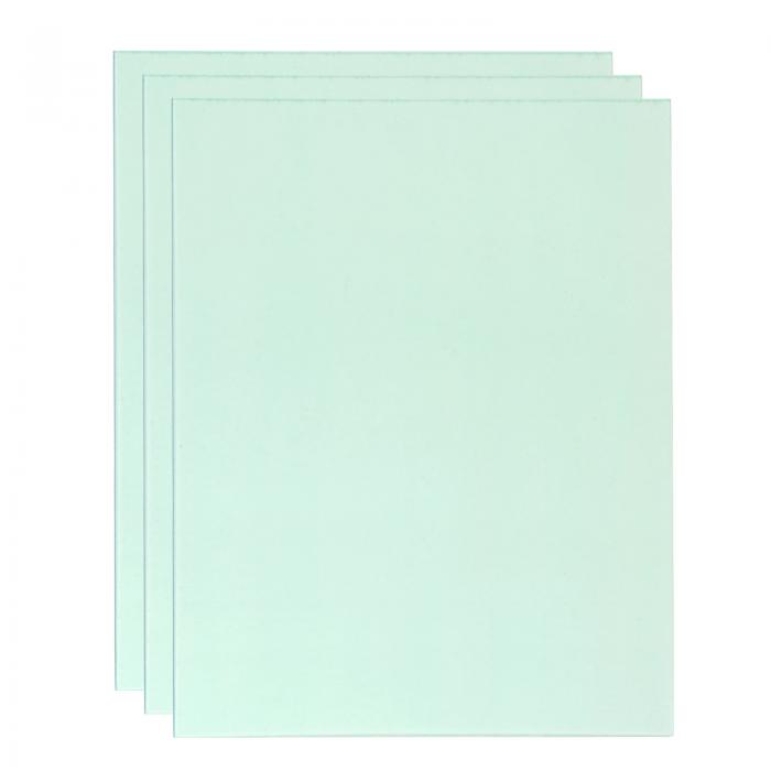 uxcell 溶接ヘルメットアウターカバーレンズ 120x95x1 mm 溶接フィルター保護レンズ交換用 クリア 3個