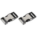 uxcell クイックサイドリリースバックル - 調節可能 シームレスクリップ ベルト 留め金 荷物 ストラップ バック 53 mm x 24mm x 9mm ...