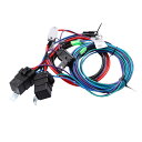 uxcell ジャックプレートボードワイヤーハーネス マリントリムチルトユニット 7014G PT-130 PT-35 PL-65に対応 サーキットブレーカ配線アセンブリのリセット リレー付 スイッチなし
