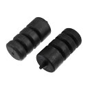 uxcell テールゲートスペアタイヤバンパーストッパー カーアクセサリー用 ブラック Jeepに対応 JK Wranglerに対応 2007-2017に対応 2個