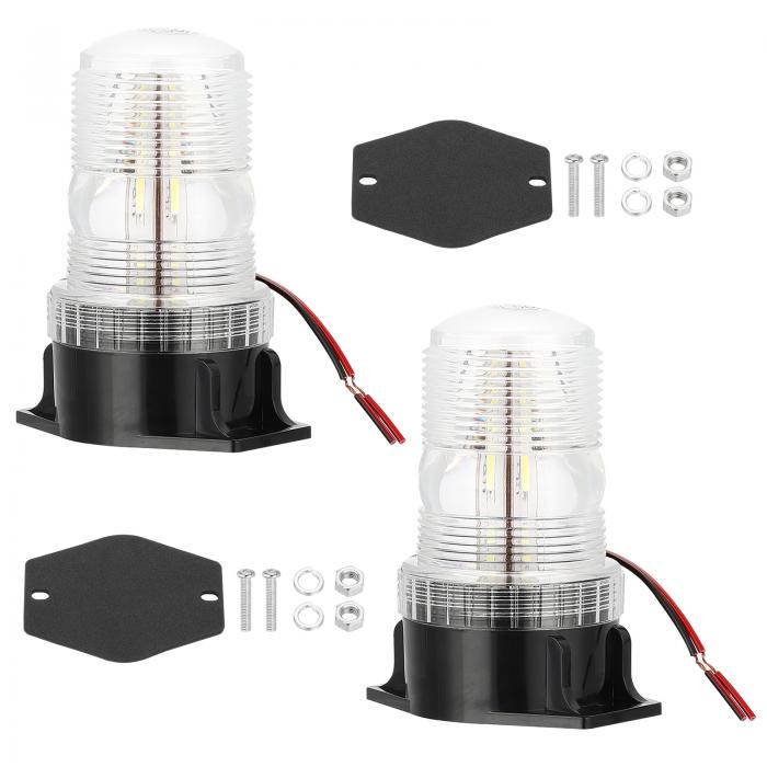 PATIKIL LEDストロボ警告灯 トラッ ク トラクター 車両屋根 フォークリフト ゴルフカート 芝刈り機 UTV..