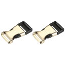 uxcell クイックサイドリリースバックル - 調節可能 シームレスクリップ ベルト 留め金 荷物 ストラップ バック 64mm x 30mm x 11mm ...