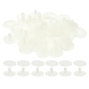 PATIKIL 30mm 人形ジョイント 30セット プラスチック製取り外し可能な動物ジョイントコネクターエンゲージボルト クマ 手足作り 頭 ジョイントDIY...