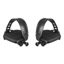 uxcell 自転車ペダル エアロバイクペダル 滑り止め ストラップ付き 屋内サイクリング部品 14 mm固定ギア 1ペア