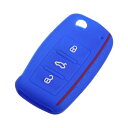 uxcell 車のリモコン キーフォブシェルケースカバー キーレスエントリー 保護 Volksw agenに対応 Jetta GTI Passat Golf T...