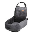 uxcell 犬用カーシート ブースターシート 調節可能なストラップ パピーキャットシート ペットソフト 滑り止め底 旅行用ベッド 中小型用 グレー