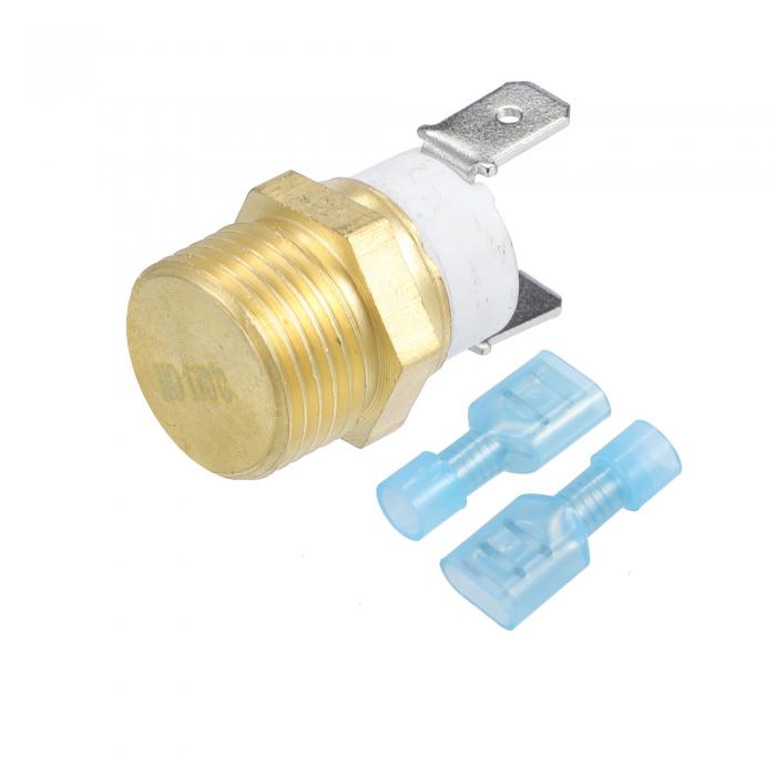 uxcell 自動車ラジエーターエンジン冷却ファン 温度サーモセンサースイッチ ユニバーサル 9.5mmNPT 170度オン 155度オフ