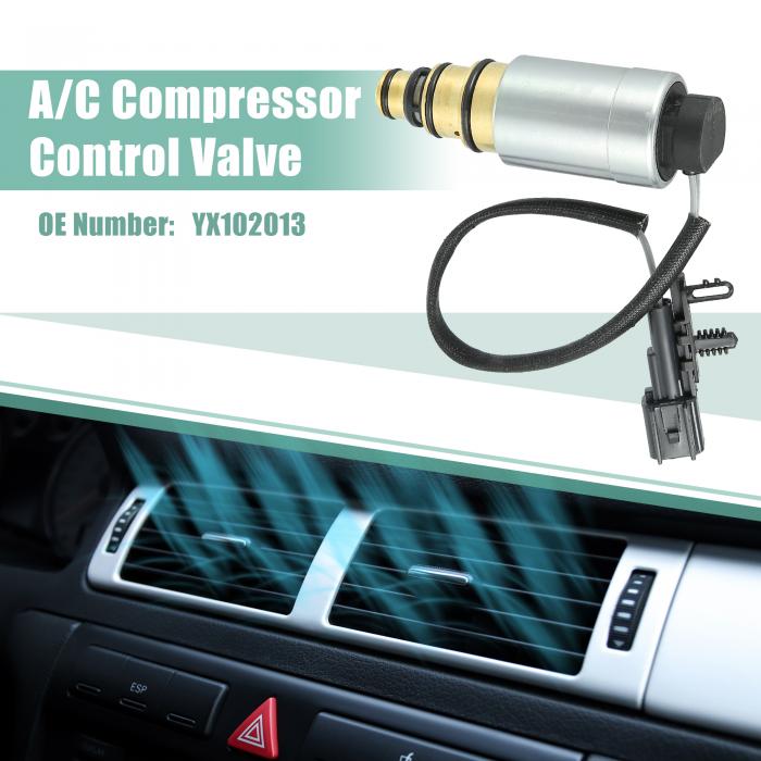 uxcell ACコンプレッサー制御弁 コンプレッサ制御電磁弁 ACコントロールバルブの交換 Volvoに対応 XC60 2010-2016に対応 Volvoに対応 XC70 2008-2014に対応