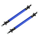 X AUTOHAUX スプリッターサポートロッド調整可能 フロント リアバンパー リップスプリッター ストラットロッドタイ サポートバー ほとんどの車両に適合 ...
