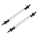 X AUTOHAUX スプリッター サポートロッド 調整可能 フロントリアバンパー リップスプリッターストラットロッド タイサポートバー ほとんどの車両に適合 ...