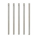 uxcell ダウエルピン 1.5x35mm 304ステンレス鋼 ローレットヘッド フラット面取りエンド ダボピン 木材二段ベッド棚ペグ サポートシェルフ ファスナーエレメント 5本入り(4)