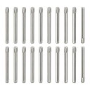 uxcell ダウエルピン 1.5x16mm 304ステンレス鋼 ローレットヘッド フラット面取りエンド ダボピン 木材二段ベッド棚ペグ サポートシェルフ ファスナーエレメント 20本入り(4)