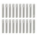 uxcell ダウエルピン 2x14mm 304ステンレス鋼 ローレットヘッド フラット面取りエンド ダボピン 木材二段ベッド棚ペグ サポートシェルフ ファスナ...