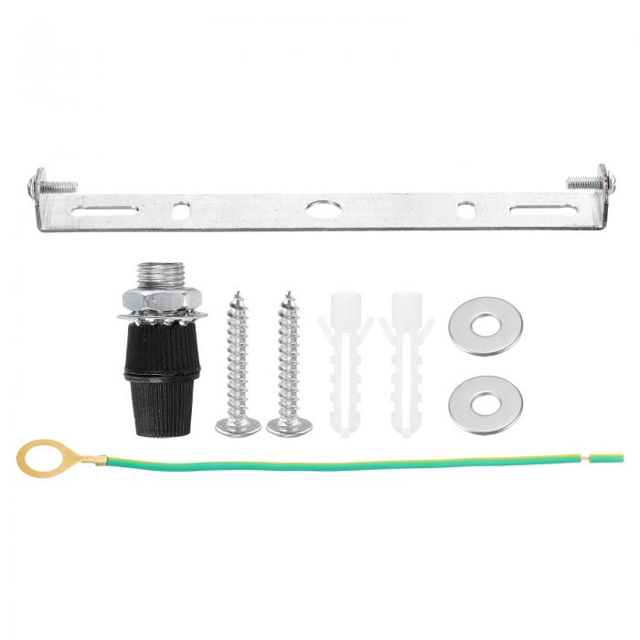 uxcell シーリングライトプレート 165x19x16 mm 照明器具取付用ブラケット ホームオフィスシャンデリア..