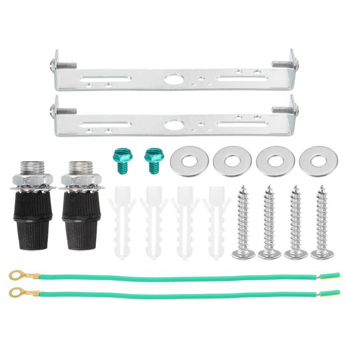 uxcell シーリングライトプレートキット 125x20x15 mm 照明器具取付用ブラケット ホームオフィスシャンデリア用 2セット