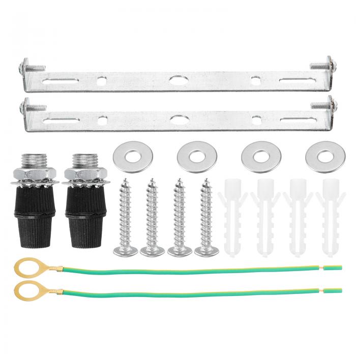 uxcell 󥰥饤ȥץ졼 165x19x16 mm ѥ֥饱å ۡ४եǥꥢ 2å