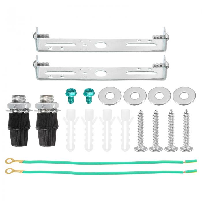 uxcell シーリングライトプレートキット 115x20x15 mm 照明器具取付用ブラケット ホームオフィスシャン..