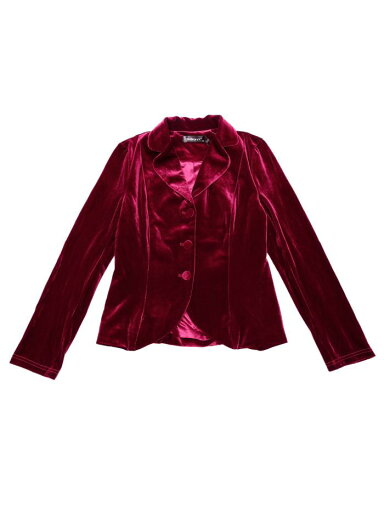 Allegra K ベルベットブレザー ラペルブレザー ノッチ付き 長袖 オフィス ビジネス ボタン レディース ブルゴーニュ L Allegra K ベルベットブレザー ラペルブレザー ノッチ付き 長袖 オフィス ビジネス ボタン レディース ブルゴーニュ L