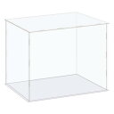 uxcell ディスプレイケースボックス アクリルボックス 透明 防塵 保護ショーケース グッズ用 41x31x31 cm(4)
