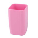 uxcell プラスチック 浴室の歯ブラシ 歯磨き粉ホルダー 歯クリーニングマグカップ 300 ml ピンク