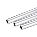uxcell 6061アルミ製チューブ 丸いチューブ パイプ 外径12 mm 内径10 mm 長さ250 mm 3本入