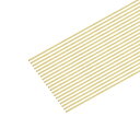 uxcell 真鍮丸線 ソリッドブラスワイヤー 0.4 mm x 300 mm 各種ハーフハードワイヤー DIY ジュエリー製作用 20個