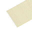 uxcell 真鍮丸線 ソリッドブラスワイヤー 0.6 mm x 400 mm 各種ハーフハードワイヤー DIY ジュエリー製作用 20個