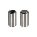 uxcell M5 内ネジノックピン 8x16mm 面取りフラット 炭素鋼 円筒ピン ベッド 本棚 金具 工業用ピン 2個入り(4)