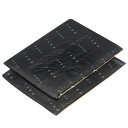 uxcell 消音マット 制振ブロック ブチルゴム エアコン 冷蔵庫用 160 x 120 x 4mm ブラック 4枚|詳細画像