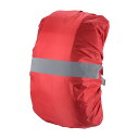 PATIKIL 40-50L 防水バックパックレインカバー ノンスリップ バックパックカバー 反射ストラップ付き ステイドライ ハイキング キャンプ 狩猟用 M レッド