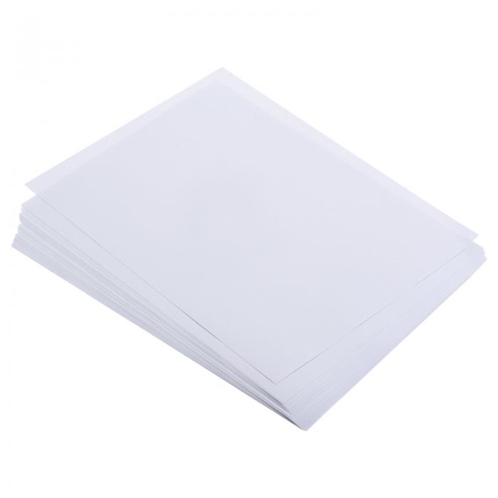 uxcell カラーカードストック ホワイト 17.6 lb 29.7 x 21cm DIYカードメイキング用 スクラップブッキング 折り紙 ギフト装飾 教育 オフィス印刷 100シート入り