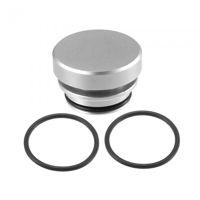 X AUTOHAUX 車のシガーライターソケットカバー 車汎用 防塵プラグ 交換 付属品 ユニバーサル シルバー..