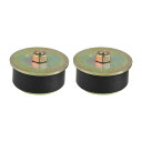 uxcell 自動車用ゴムフリーズプラグ ゴム製拡張プラグ 適合穴サイズ47 mm-50 mm 2個(2)