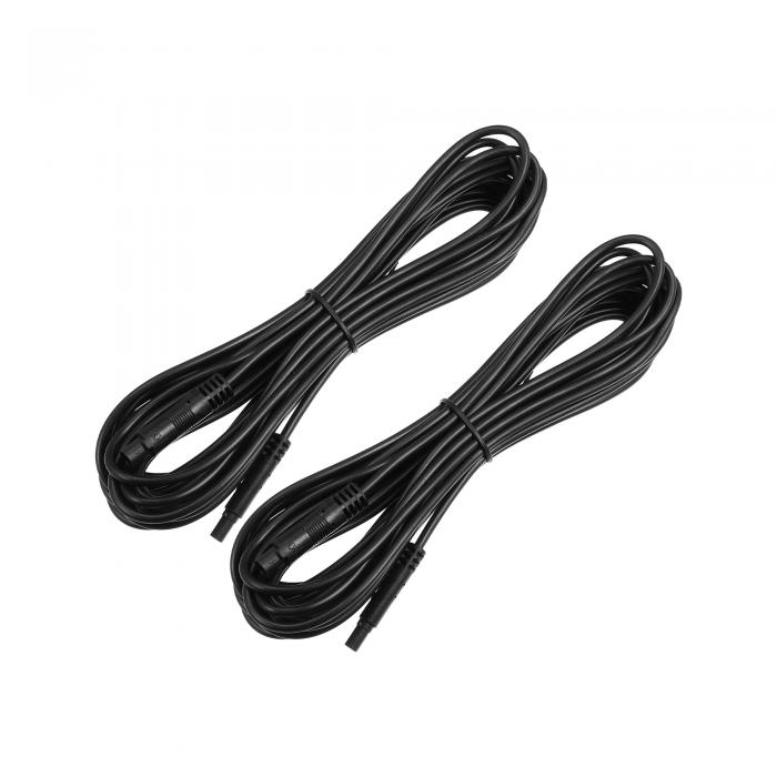 X AUTOHAUX バックアップカメラ延長ケーブル ダッシュカメラコードワイヤー 後方カメラ 車用 4ピン 600cm