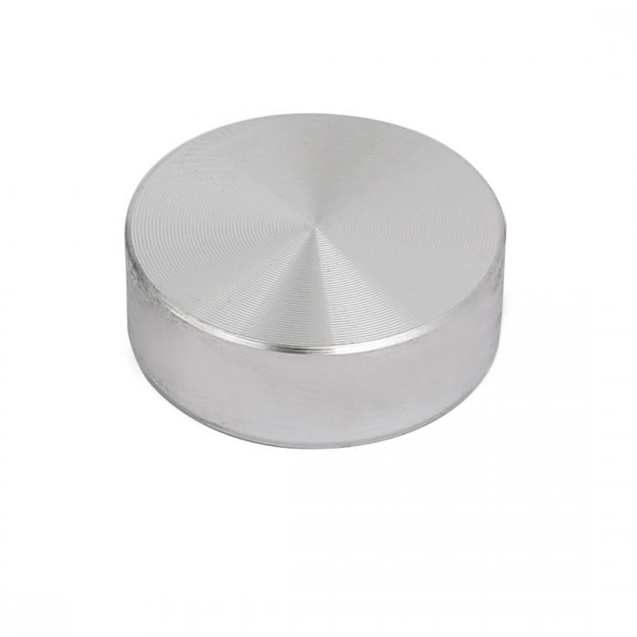 uxcell アルミニウムディスク ガラストップアダプター 円形ディスク 8×20mm M6穴径 1 ...