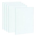 uxcell 溶接ヘルメット外側カバーレンズ 暗化溶接フィルター用 保護レンズ用 置換 110x90x0.8mm クリア 5個