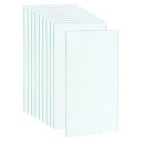 uxcell 溶接ヘルメット内側カバーレンズ 暗化溶接フィルター用 保護レンズ用 置換 96x50x0.8mm クリア 10個
